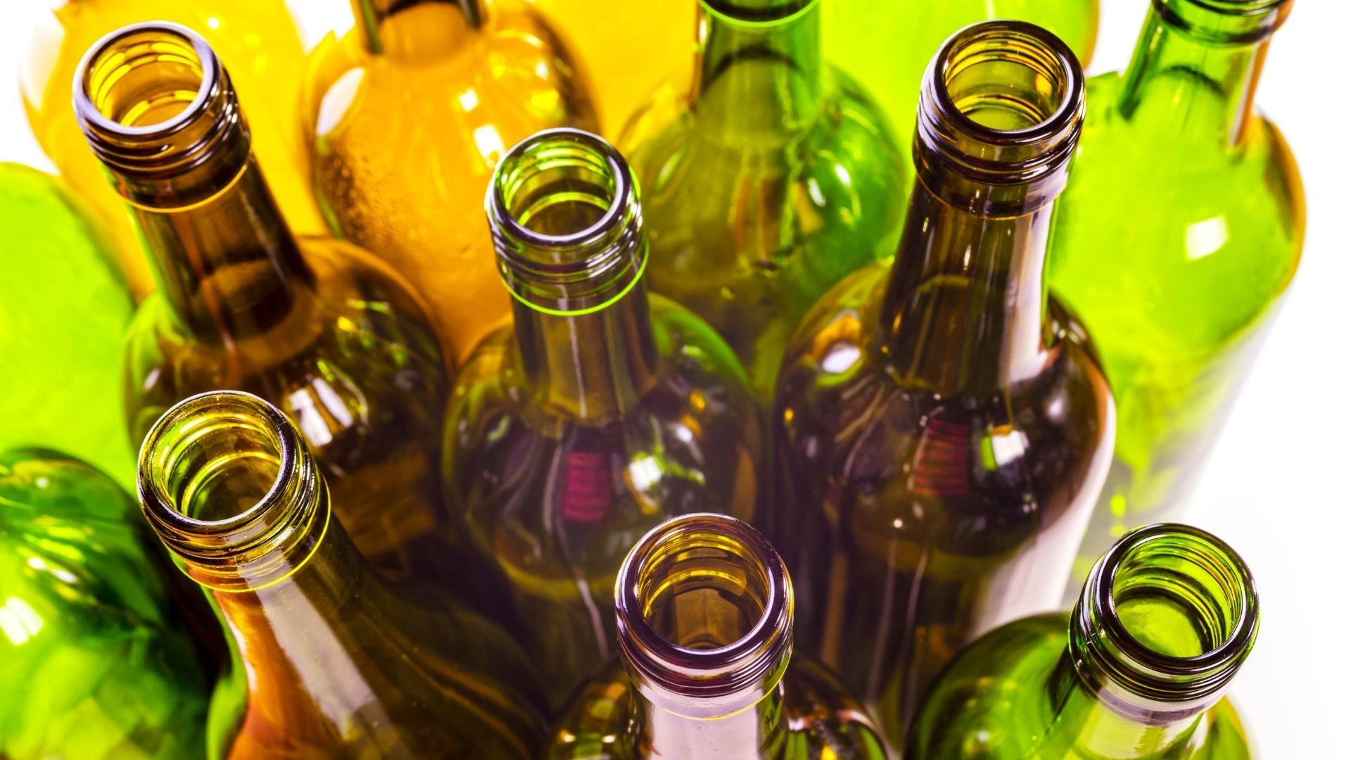 reusable glass bottles